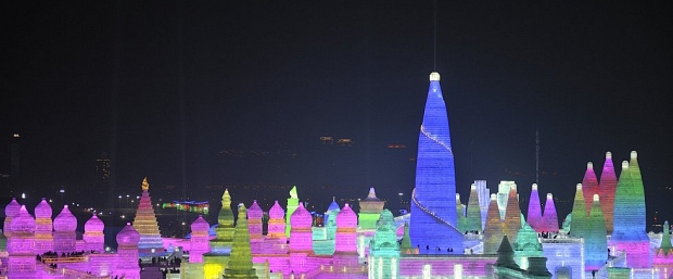 Luz y hielo en el Festival Harbin