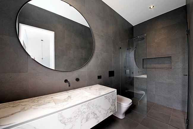 Proyecto realizado con el modelo Origami de ITT Ceramic por el estudio Element Interior Design & Styling
