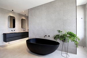 El modelo Origami llena de contrastes volumétricos el interior de una vivienda en Australia