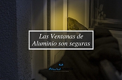 Las ventanas de aluminio son seguras ante robos