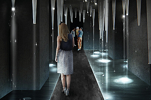 EXPECTACIÓN EN EL ESPACIO MATERIATTIVA EN MILAN DESIGN WEEK DE IRIS CERAMICA GROUP  