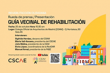 Rehabilitación Ciudadana: Presentación de la Guía vecinal de rehabilitación