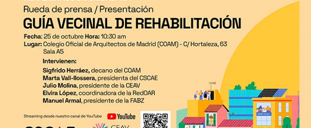 Rehabilitación Ciudadana: Presentación de la Guía vecinal de rehabilitación