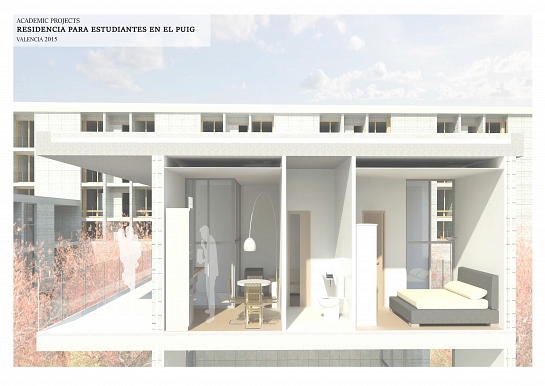 RESIDENCIA PARA ESTUDIANTES EN EL PUIG . Puig . València . España