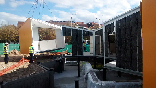 Guardería modular en Móstoles . Madrid . Madrid . España