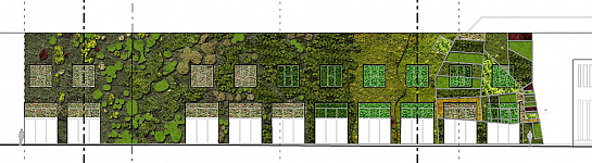 Jardín Vertical del Palacio de congresos de Vitoria-Gasteiz . Vitoria . Álava . España