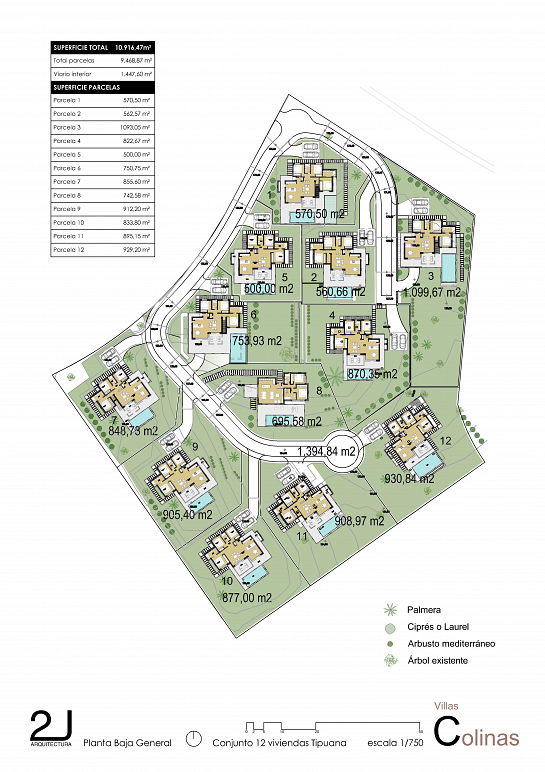 12 Villas Tipuana . Orihuela . Alacant . España