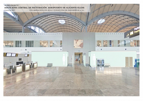 NUEVOS ASEOS EN P20 FACTURACIÓN AEROPUERTO ALICANTE-ELCHE. . Alicante . Alacant . España