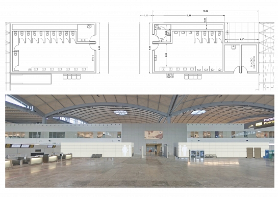 NUEVOS ASEOS EN P20 FACTURACIÓN AEROPUERTO ALICANTE-ELCHE. . Alicante . Alacant . España