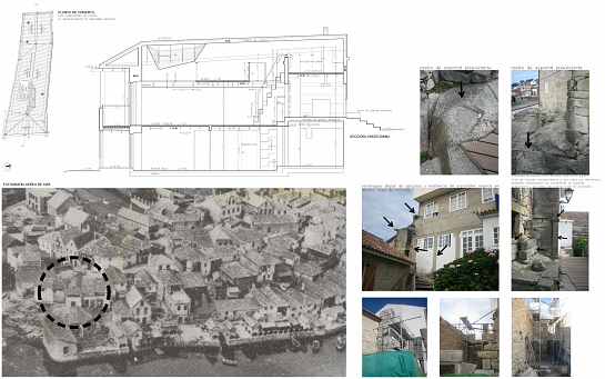 REHABILITACIÓN DE VIVIENDA ENTRE MEDIANERAS EN COMBARRO . Combarro . Pontevedra . España