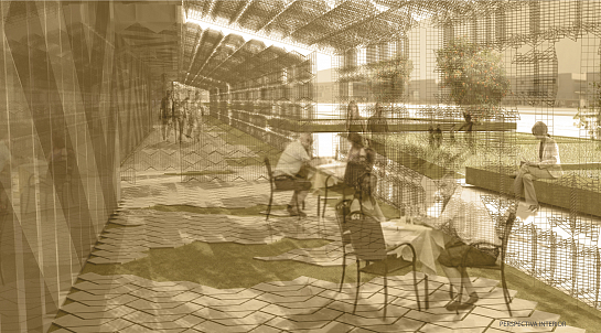 Fachadas en bulevar industrial . Gandia . València . España