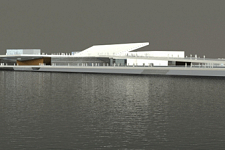 Salida a la ría y remodelación del puerto de Huelva . Huelva . Huelva . España