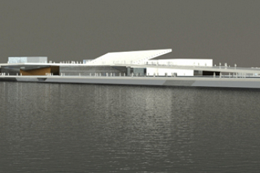 Salida a la ría y remodelación del puerto de Huelva . Huelva . Huelva . España