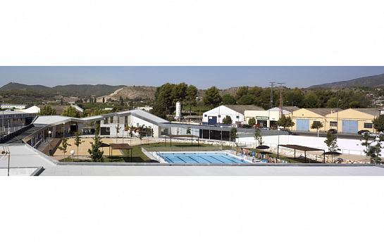 Piscinas descubiertas y Parque deportivo Caravaca de la Cruz . Caravaca de la Cruz . Murcia . España