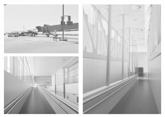 NUEVA PUERTA DE EMBARQUE EN EL AEROPUERTO ALICANTE-ELCHE . Alicante . Alacant . España