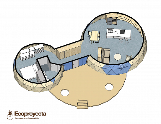 Vivienda Geodésica . Jumilla . Murcia . España