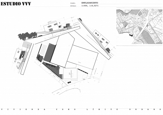Vivienda como límite urbano . Cocentaina . Alacant . España