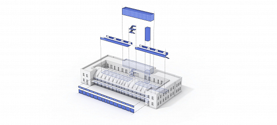 Reciclaje de Antigua Estación de Autobuses . Alicante . Alacant . España