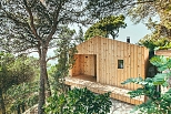 Casa estudio de madera