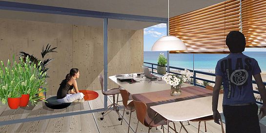 Reforma de piso en la playa . Alicante . Alacant . España