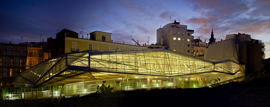 Cubierta para el Parque Arqueológico del Molinete . Cartagena . Murcia . España