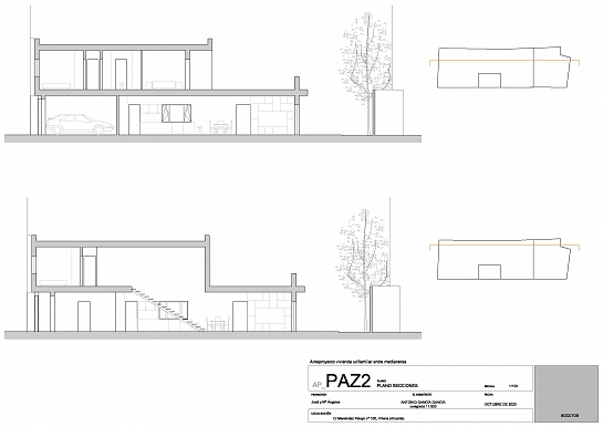 Vivienda entre medianeras . Villena . Alacant . España