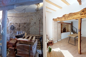 Rehabilitación de vivienda en casco histórico . Villena . Alacant . España