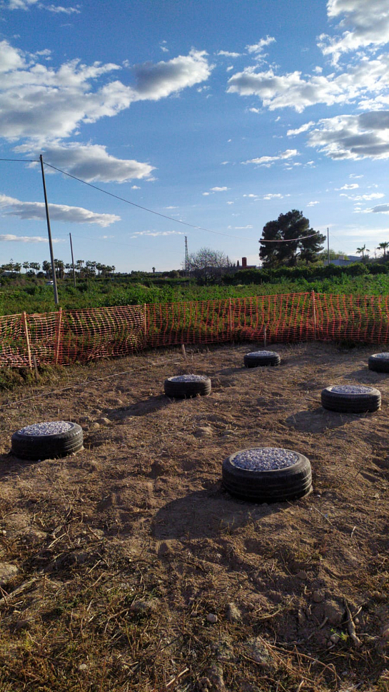 BIOCONSTRUCCION CASETA APEROS Y GESTION DE AGUA . Orihuela . Alacant . España