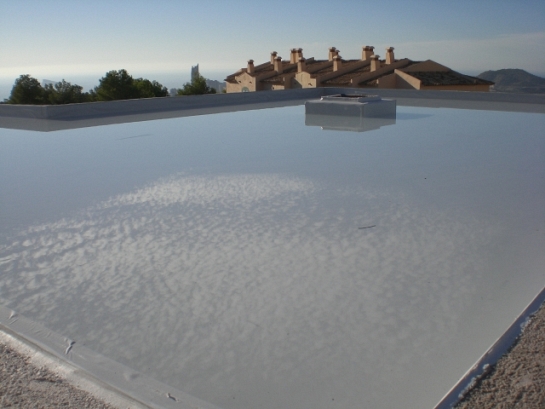 Cubiertas extensivas en Finestrat . Finestrat . Alacant . España