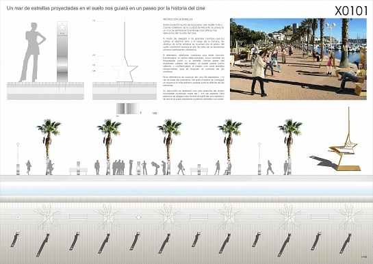 Concurso Paseo La Luz de las Estrellas. Mención Especial . Alicante . Alacant . España