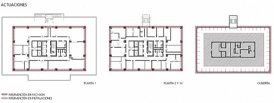 Fachada Activa y Regeneración energética. Edificio Múltiple. . Málaga . Málaga . España