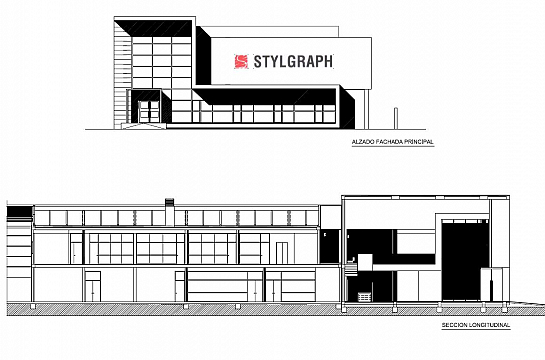 EDIFICIO DE OFICINAS DE STYLGRAPH HISPANIA SL . Onda . Castellón . España