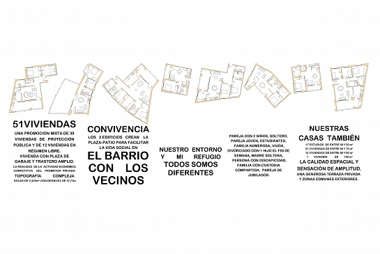 Conjunto de 51 viviendas . Alcoy . Alacant . España . 2005