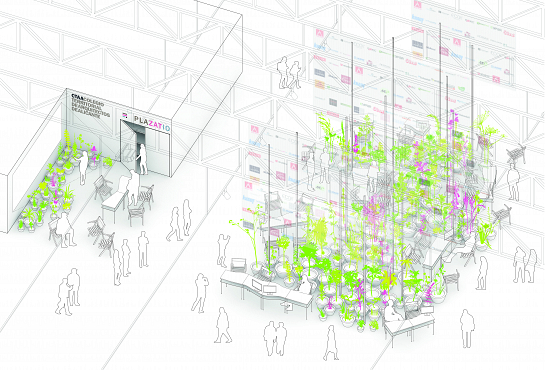 Un jardín de encuentro . Alicante . Alacant . España