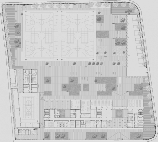 Centro Escolar en Villa-Joyosa . Villajoyosa . Alacant . España