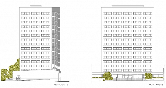 Fachada Activa y Regeneración energética. Edificio Múltiple. . Málaga . Málaga . España
