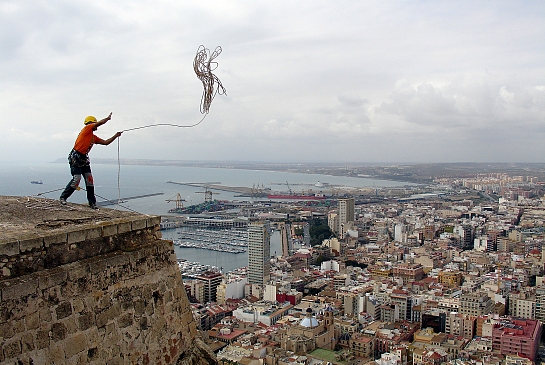 Rehabilitación y Geo-restauracion del Castillo de Santa Bárbara . Alicante . Alacant . España . 2009