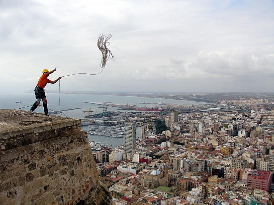 Rehabilitación y Geo-restauracion del Castillo de Santa Bárbara . Alicante . Alacant . España