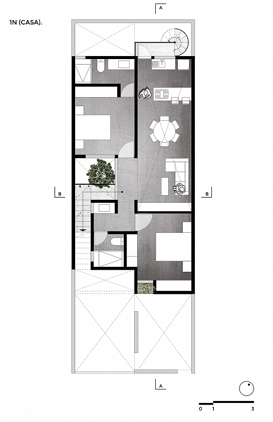 Casa Estudio . Querétaro . Chiapas . México