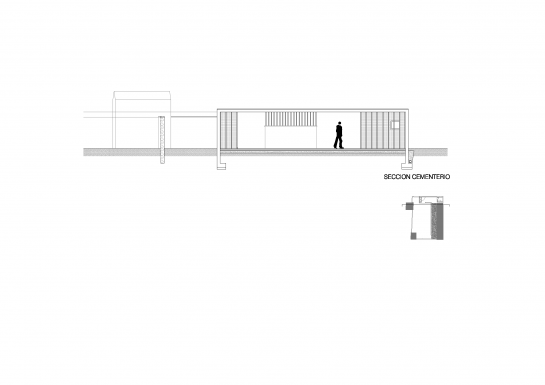 Pabellón acceso + ampliación Cementerio Asiain . Asiain . Navarra . España