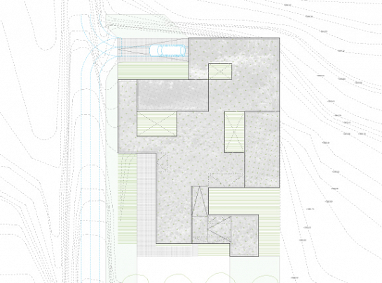 Tanatorio y Jardín municipal en Pinoso . Pinoso . Alacant . España