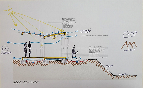 BIOCONSTRUCCION CASETA APEROS Y GESTION DE AGUA . Orihuela . Alacant . España