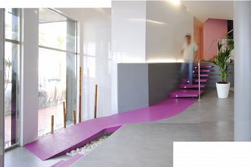 Reforma Hall edificio Capri . Torrevieja . Alacant . España