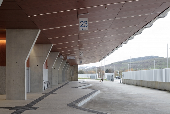 Estación de autobuses de Santiago de Compostela . Santiago de Compostela . A Coruña . España