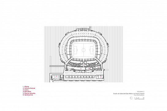 Estadio de fútbol ‘Wanda Metropolitano’ del Club Atlético de Madrid . Madrid . Madrid . España