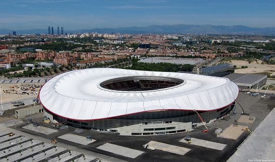 Estadio de fútbol ‘Wanda Metropolitano’ del Club Atlético de Madrid . Madrid . Madrid . España