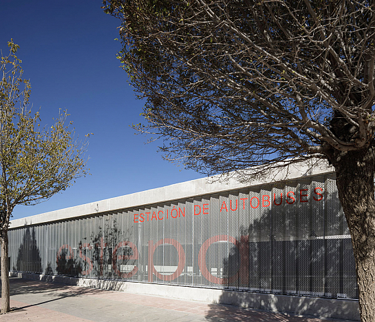 Estación de Autobuses en Estepa . Estepa . Sevilla . España