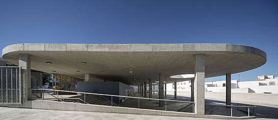 Estación de Autobuses en Estepa . Estepa . Sevilla . España