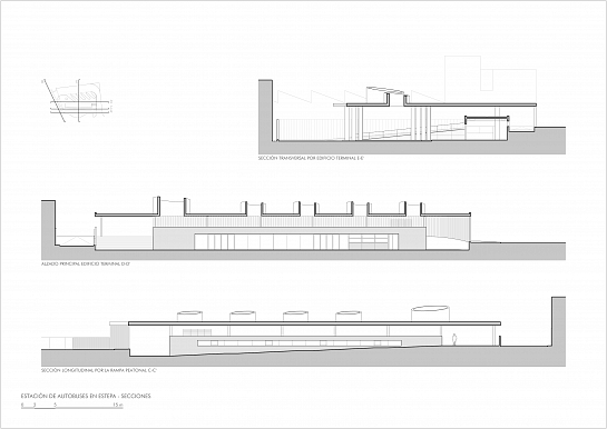 Estación de Autobuses en Estepa . Estepa . Sevilla . España