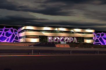 Diseño de fachada de las Bodegas Bocopa . Petrer . Alacant . España